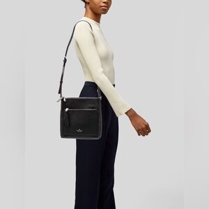 $259 NEW KATE SPADE NY Crossbody Bag On Purpose Black Leather